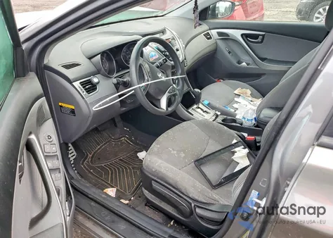 2013 Hyundai Elantra Gls из США, поврежденный, VIN 5NPDH4AEXDH317806